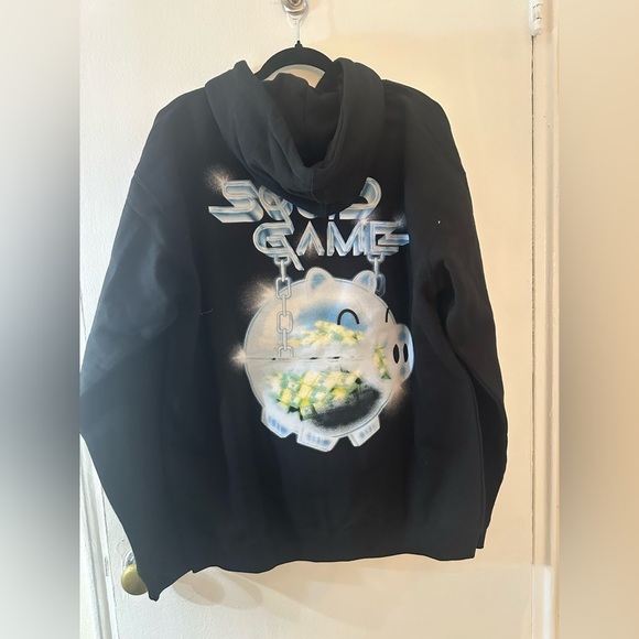 MARKET X PACSUN SQUID GAMES BLACK HOODIE - Picture 4 of 6